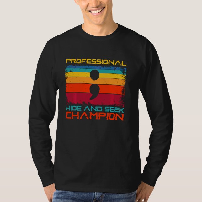 Professional Hide And Seek Champion Code Software  T-Shirt (Front)