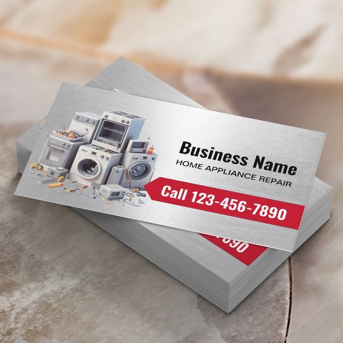 Professional Home Appliance Repair Fixing Service Business Card