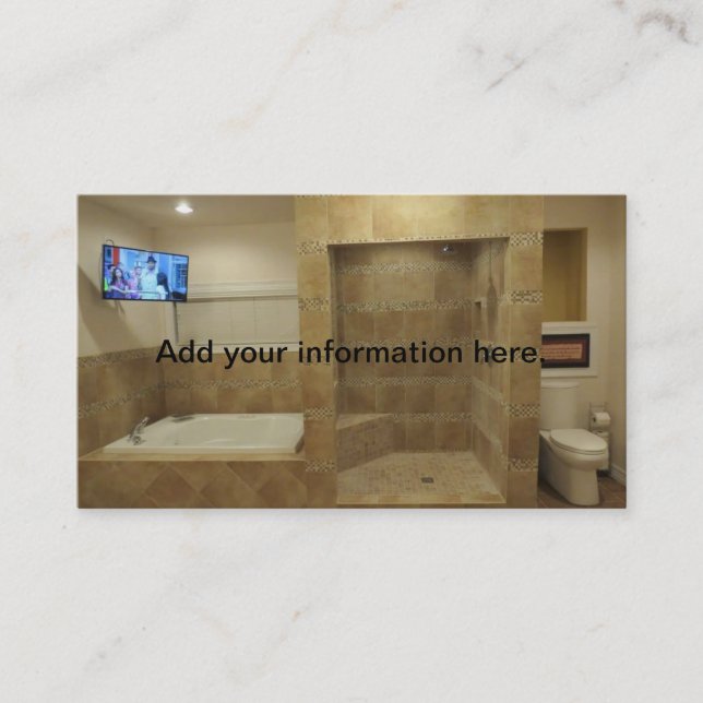 Professional home business card template (Front)