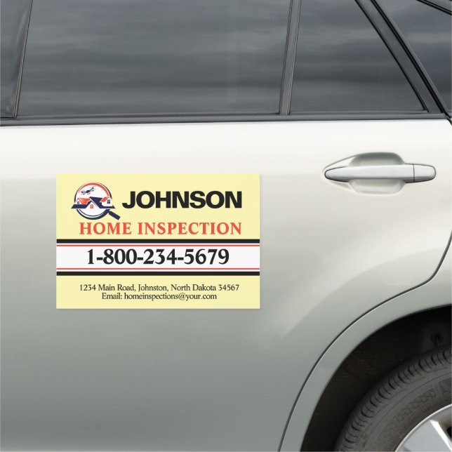 Professional Home Inspection Car Magnet (In Situ)