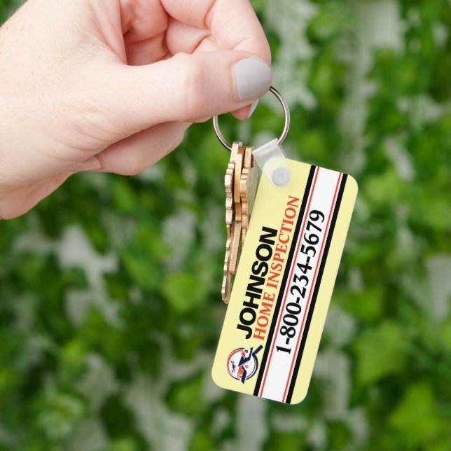 Professional Home Inspection Service Keychain (Hand)