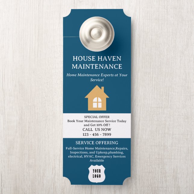 Professional Home Maintenance  Door Hanger (On Knob)