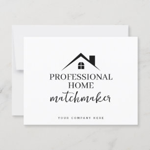 Professional Home Matchmaker Real Estate Card