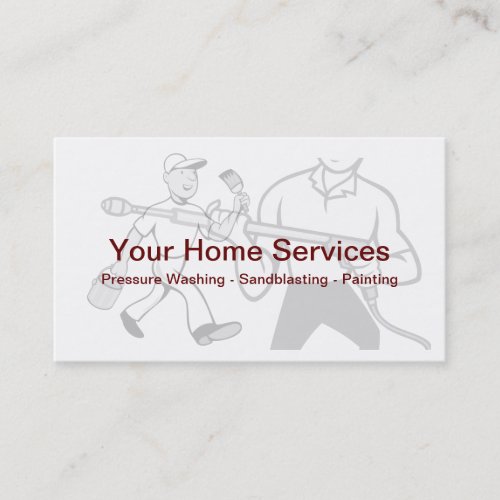 Professional Home Sevices Business Card