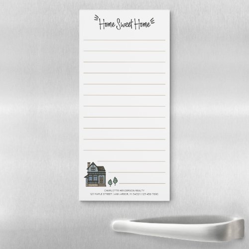 Professional Home Sweet Home Kitchen Magnetic Notepad