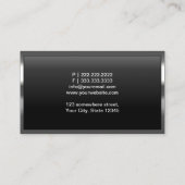 Professional Honeycomb Metal Cells Consultant Business Card (Back)