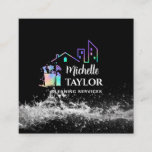 Professional House and Office Cleaning Services Square Business Card