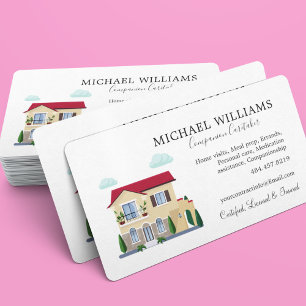 Professional House Caregiver Services Business Car Card