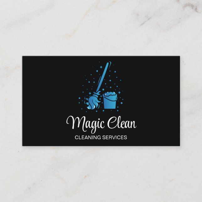 Professional House Cleaning Maid Housekeeping Busi Business Card (Front)
