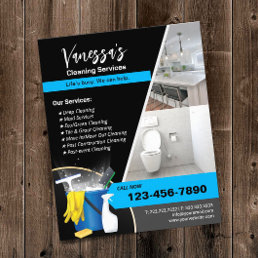 Professional House Cleaning Maid Service Photo Flyer