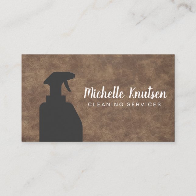 Professional House Cleaning Service  Business Card (Front)