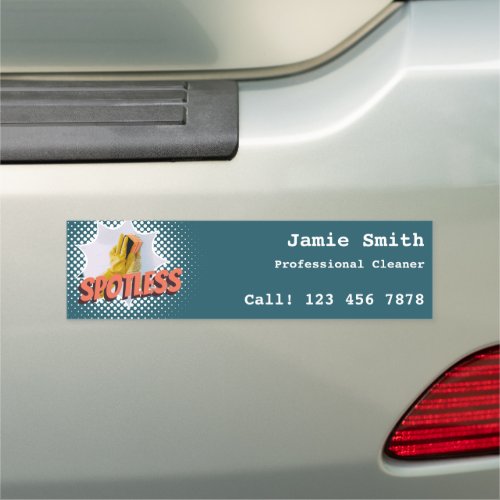 Professional House Cleaning Service Car Magnet