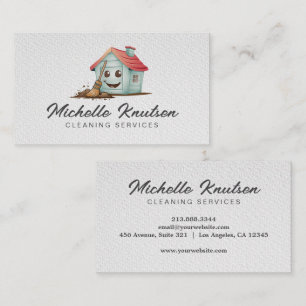 Professional House Cleaning Service Housekeeping   Business Card