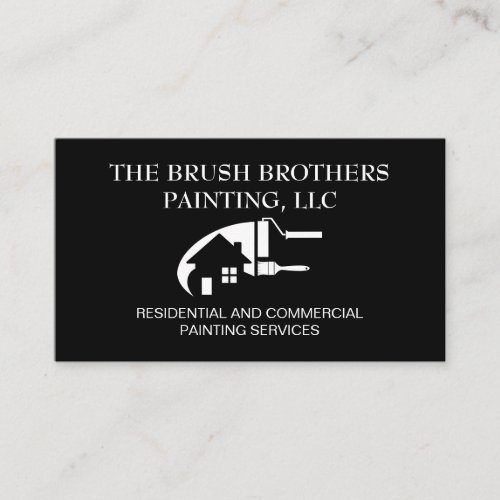 Professional House Painter Business Card