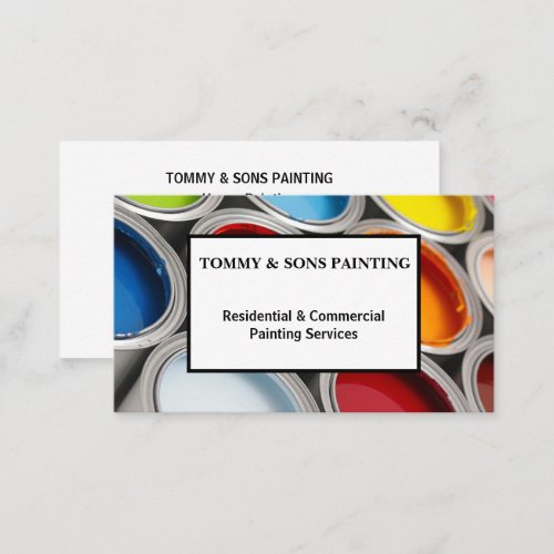 Professional House Painting  Business Card