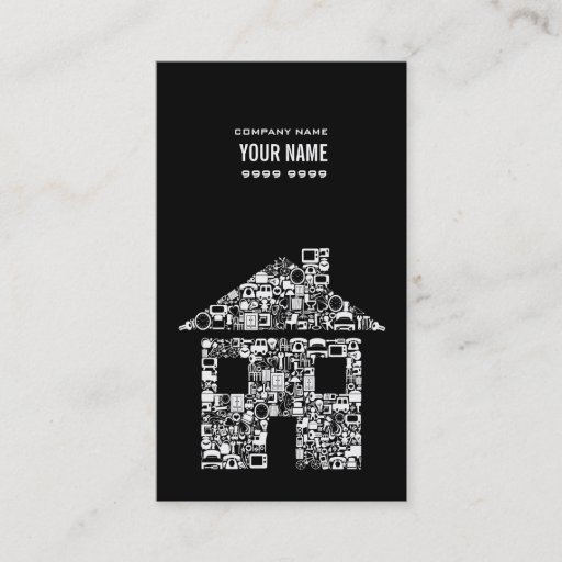 Customizable Professional House Real Estate Photo Business Card
