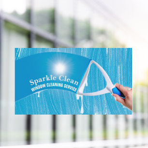 Professional Housekeeping Squeege Window Cleaning  Business Card