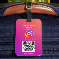 Professional Instagram Logo Follow Me Qr Code