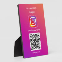 Professional Instagram Logo Follow Me Qr Code