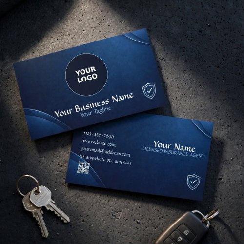 Professional Insurance Agent Card