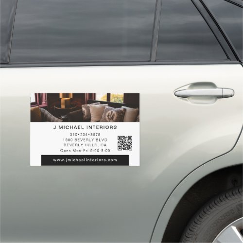 Professional Interior Design Business Marketing Car Magnet