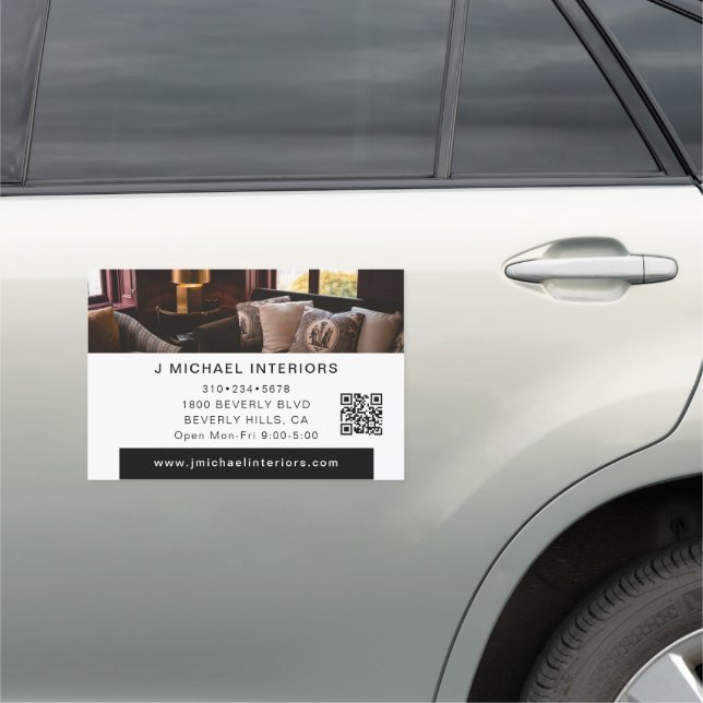 Professional Interior Design Business Marketing Car Magnet (In Situ)