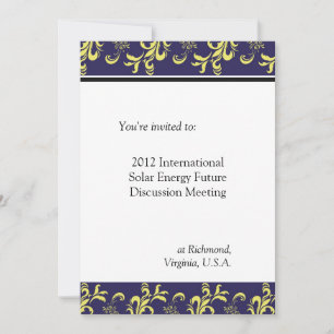 professional, international,company meeting invitation