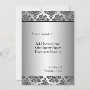 professional, international,company meeting invitation