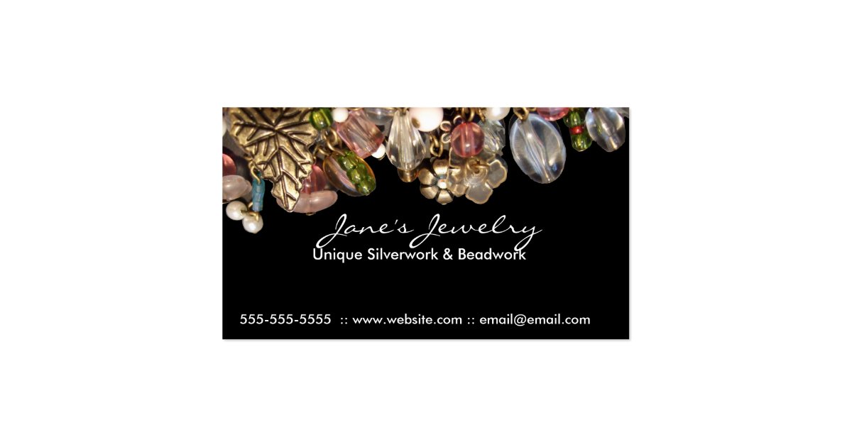 Unique 33 Jewelry Professional Business Card