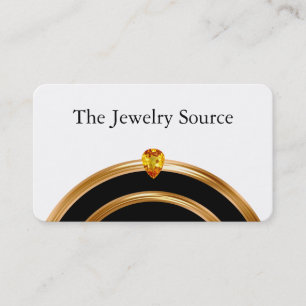 Professional Jewelry Store Business Card