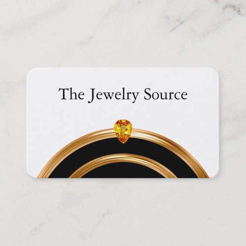 Professional Jewelry Store Business Card