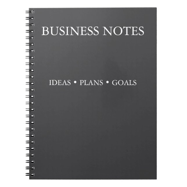 Professional Journal for Meetings & Ideas (Front)