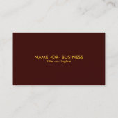 professional justice business card (Back)