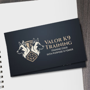 Professional K9 Training - Belgian Malinois Business Card