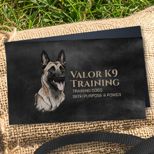 Professional K9 Training - Belgian Malinois Business Card