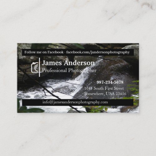 Professional Landscape Photographer Business Cards