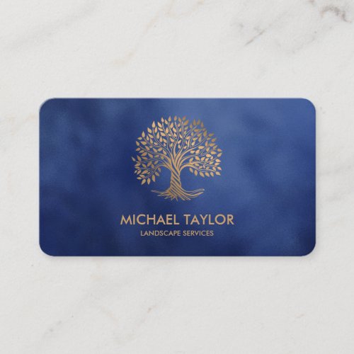 professional landscape tree service and lawn care  business card