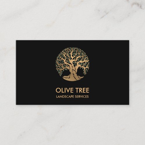 professional landscape tree service and lawn care  business card