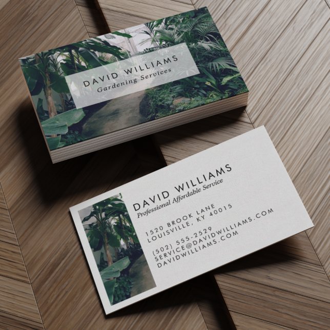 Professional Landscaping Handyman Yard Work Business Card (Creator Uploaded)