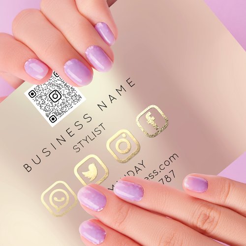 Professional Lashes Brows Makeup Logo Social Media Business Card