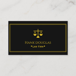 Professional Law & Justice Business Card