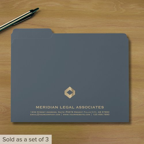 Professional Law Office File Folders