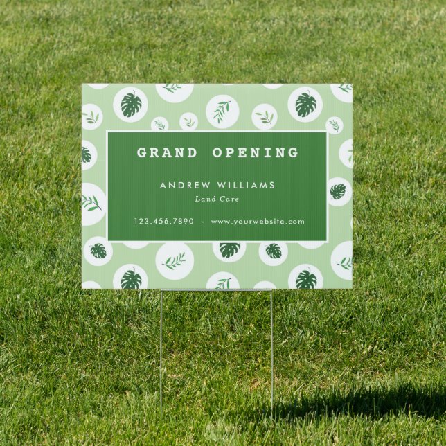 Professional Lawn and Tree Care Business Sign (Insitu)