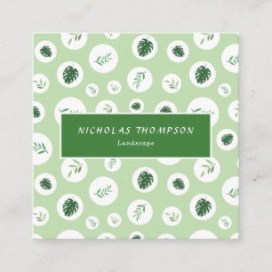 Professional Lawn and Tree Care Square Business Card