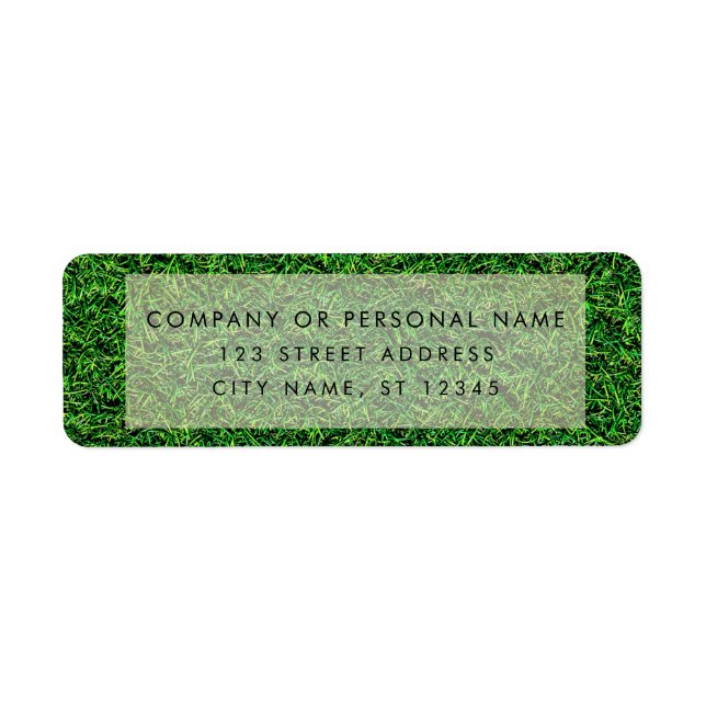 professional Lawn Care Landscaping  Custom Label (Front)