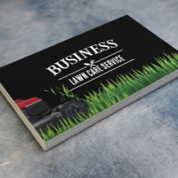 Professional Lawn Care &amp; Landscaping Service Business Card