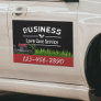 Professional Lawn Care & Landscaping Service Red Car Magnet