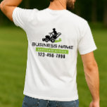 Professional Lawn Care & Landscaping Service  T-Shirt<br><div class="desc">Lawn Care & Landscaping Service Riding Lawn Mower Logo T-Shirts.</div>