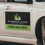 Professional Lawn Care Logo Landscaping Service Car Magnet<br><div class="desc">Professional Lawn Care Grass Logo Landscaping Service Car Magnets.</div>