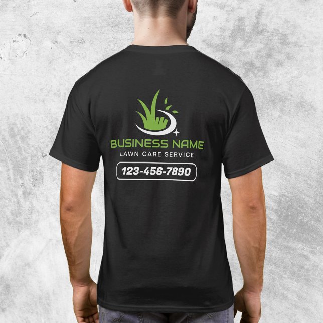 Professional Lawn Care Logo Landscaping Service T-Shirt (Creator Uploaded)